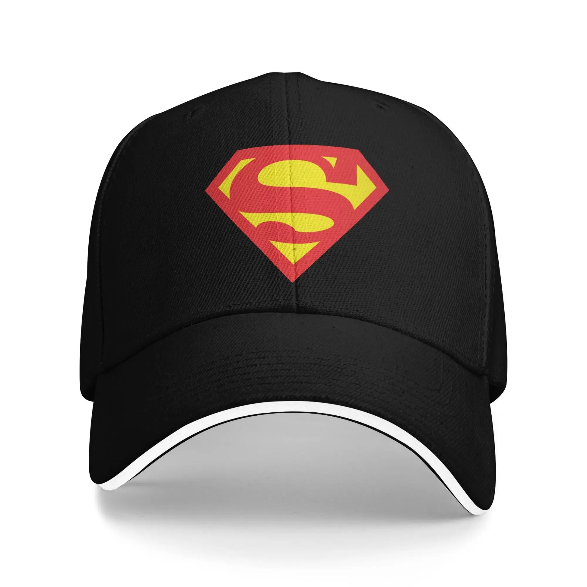 Noir / Unique Casquette Superman – Logo Classique 1978