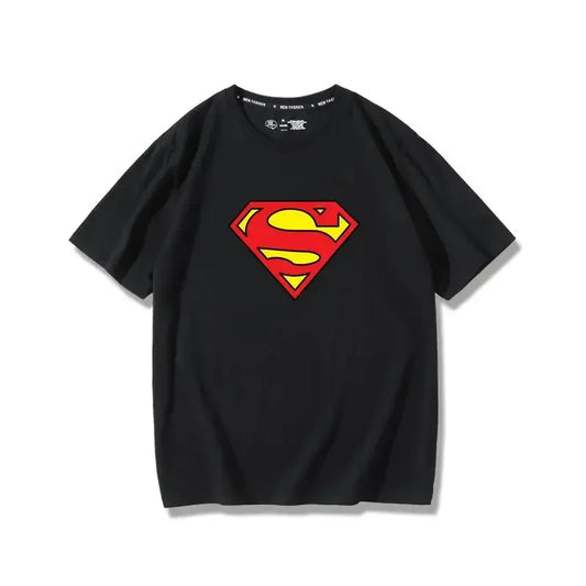 Noir / XXXL T-Shirt Superman Enfant – Logo Classique