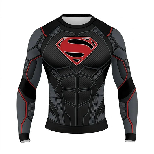 Premium Steel / 100 T-shirt Superman Compression - Premium Steel