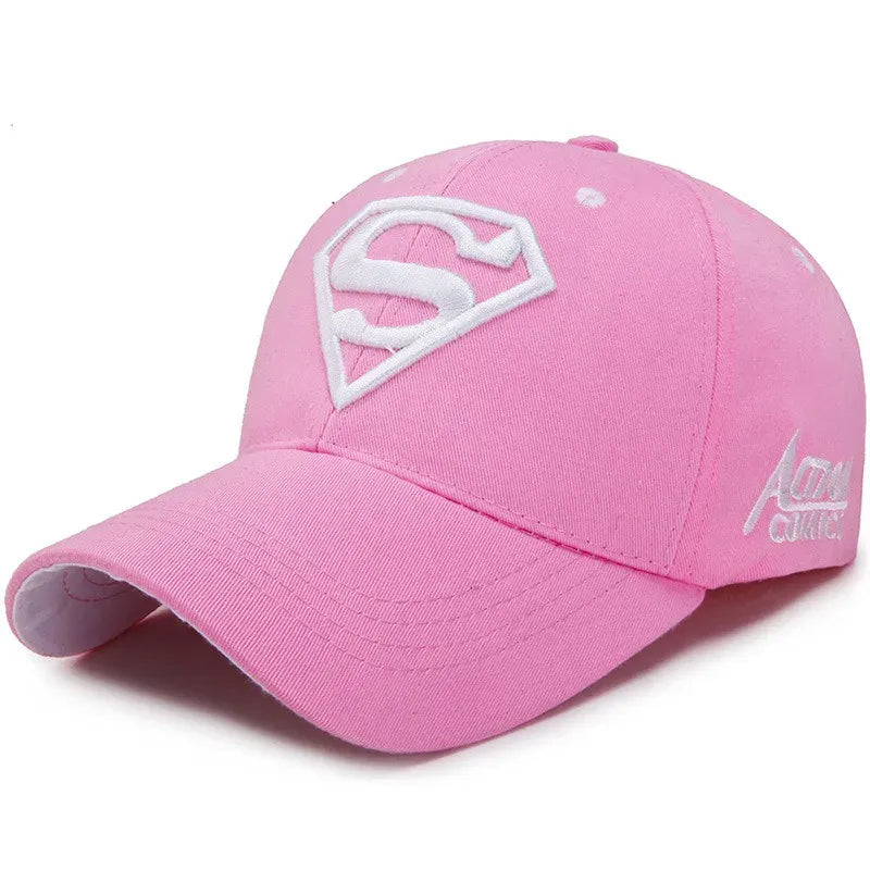 Rose / Unique Casquette Superman – Logo Brodé Style Streetwear