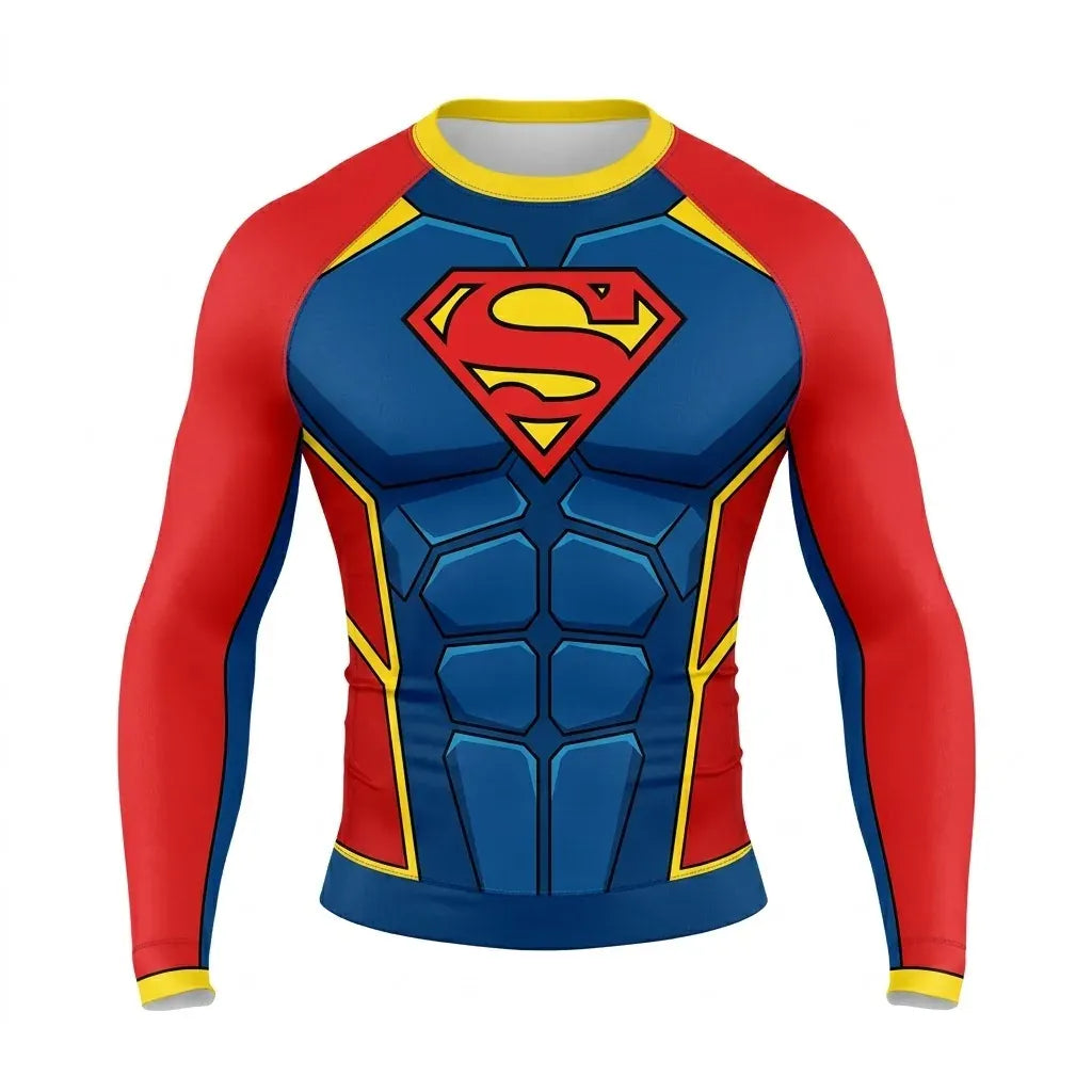 Rouge Bleu Aura / 100 T-shirt Superman Compression - Rouge Bleu Aura