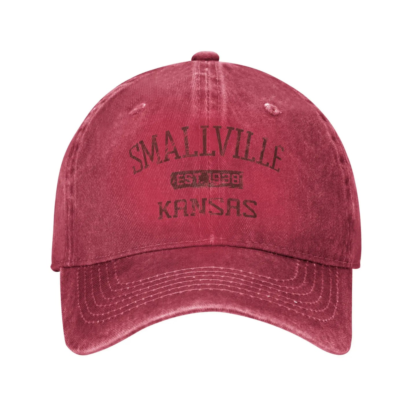 Rouge / Unique Casquette Superman Smallville – Look Vintage Clark Kent