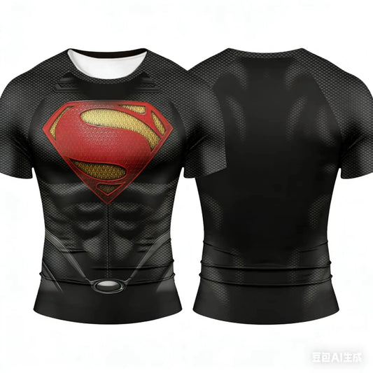 S / Entraînement Krypton T-Shirt Compression Superman – Entraînement Krypton