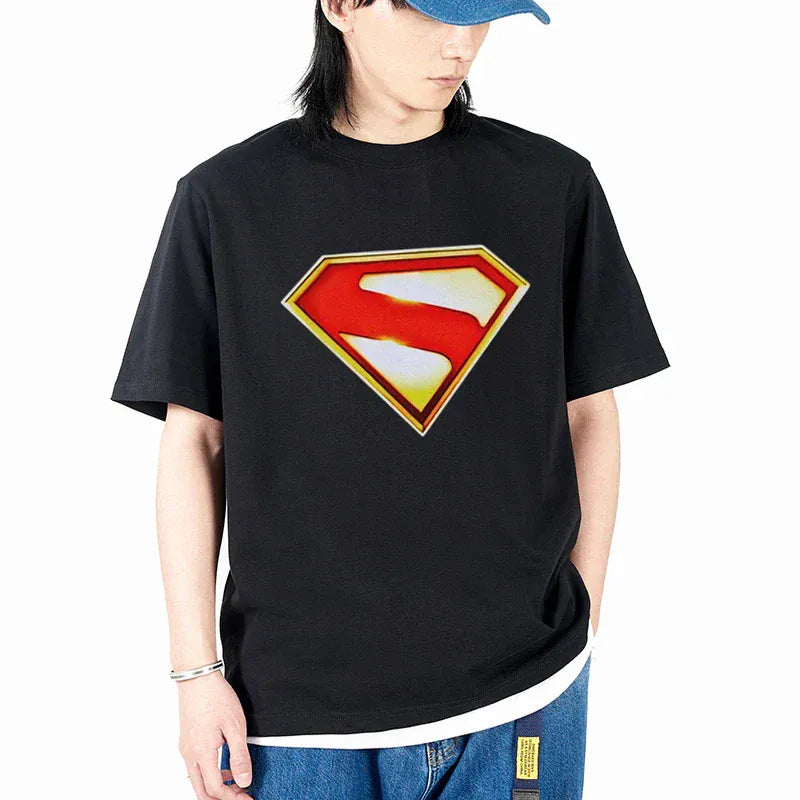 S / Noir T-shirt Superman Homme – Streetwear 2025