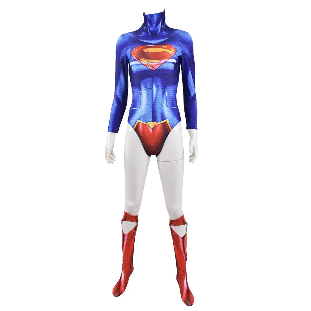 Sans Cape / XS（old） Costume Superman – Femme Cosplay Héroïne