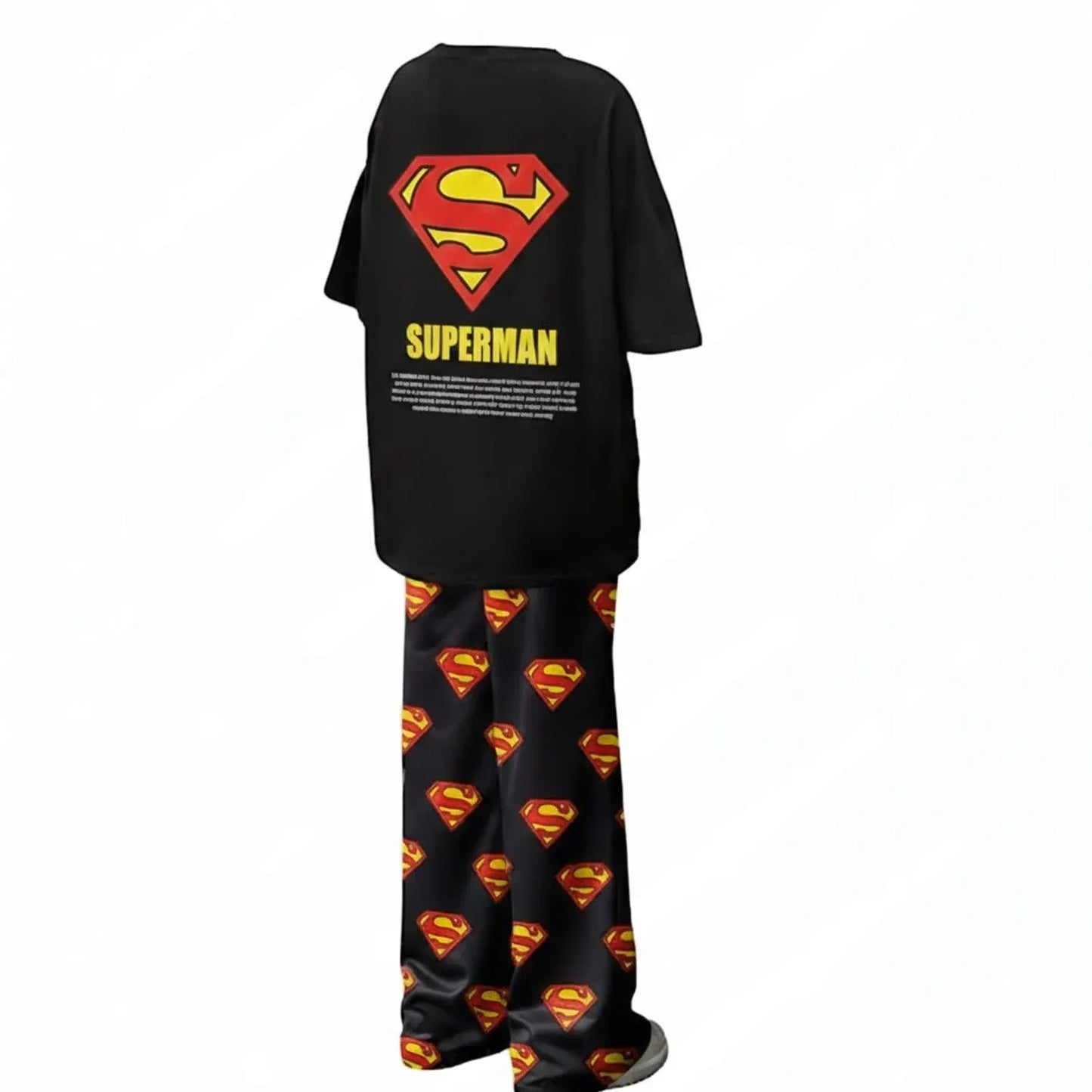 Superman / 6XL Pyjama Superman Couple – Ensemble Nuit Superman & Supergirl