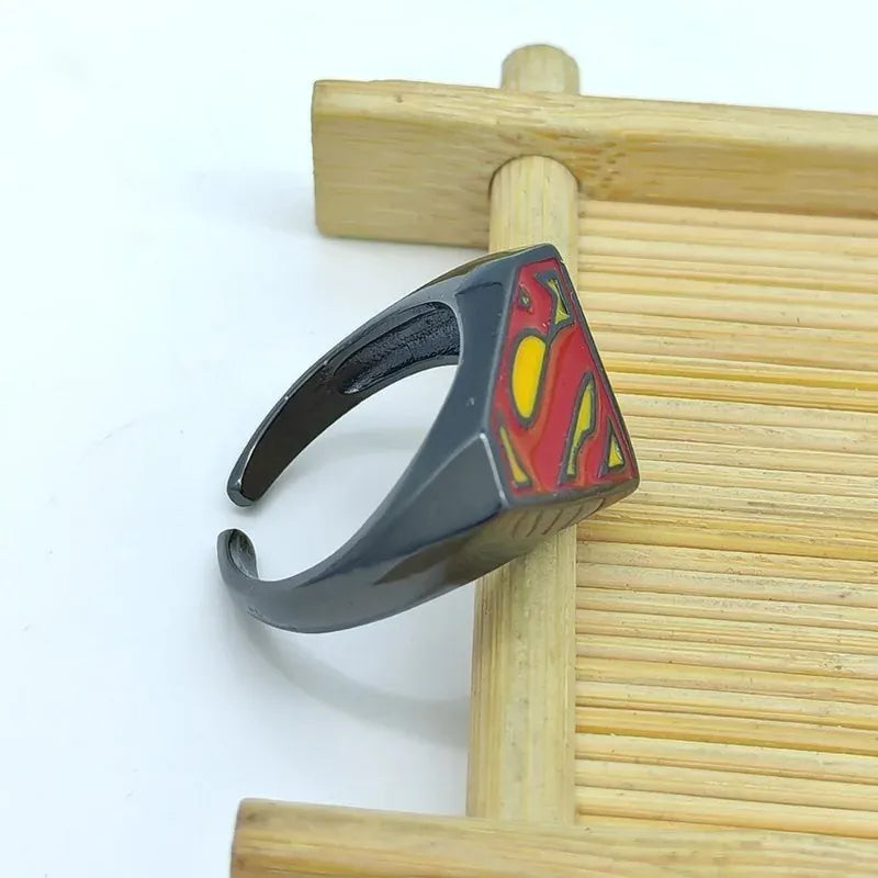 Superman Bague Superman – Logo Iconique Ajustable