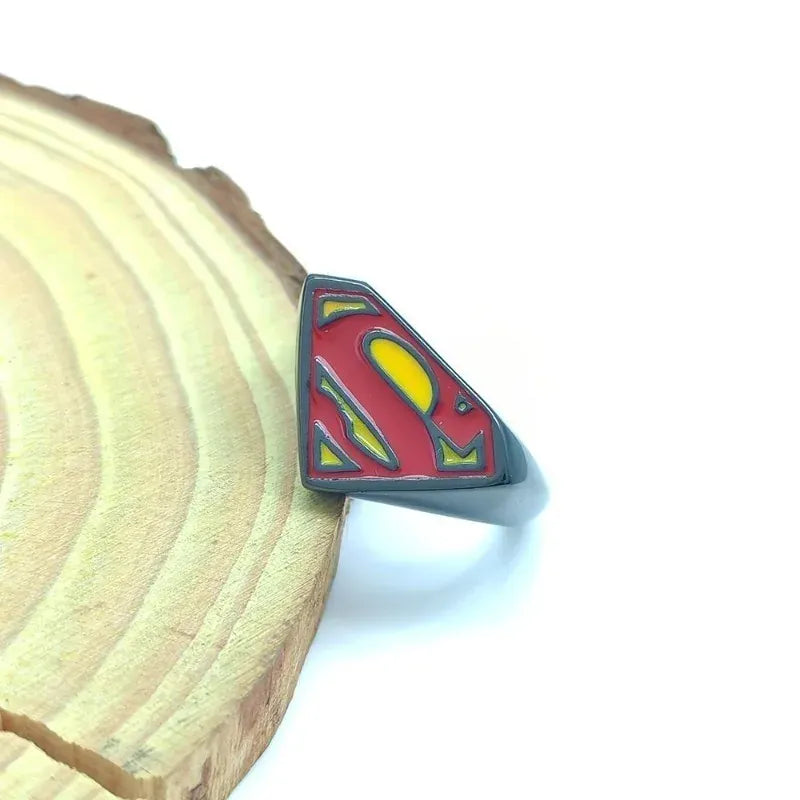 Superman Bague Superman – Logo Iconique Ajustable