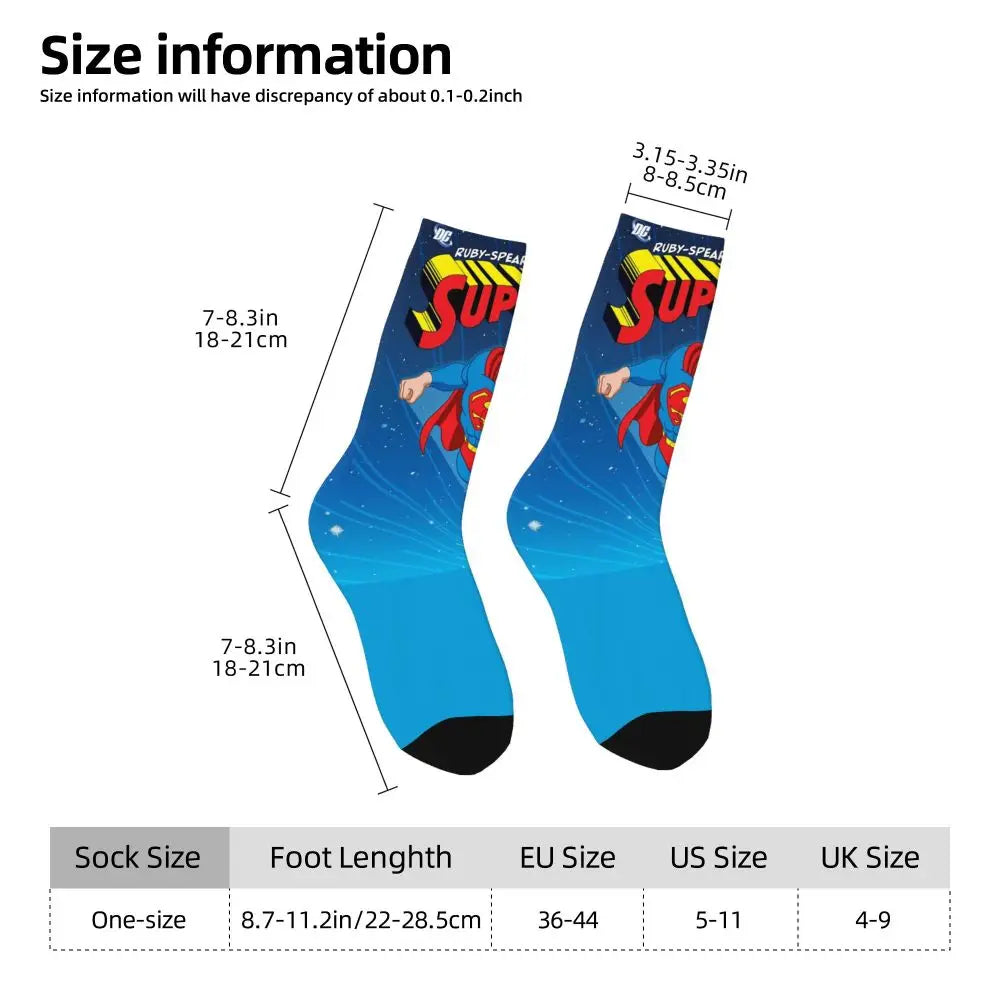 Superman en vol Chaussettes Superman – Paire avec Superman en Vol