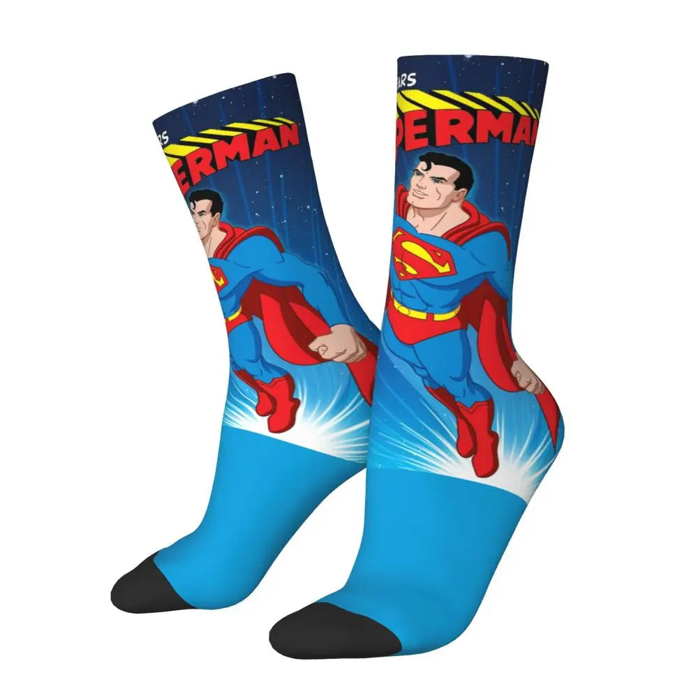Superman en vol Chaussettes Superman – Paire avec Superman en Vol