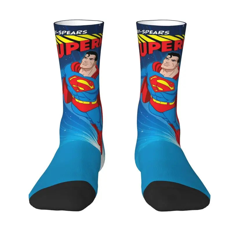 Superman en vol Chaussettes Superman – Paire avec Superman en Vol