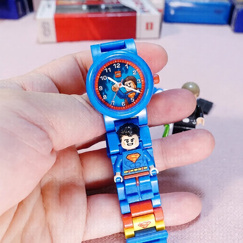 Superman Montre Montre LEGO Superman – Set de Construction Enfant 24 Pièces