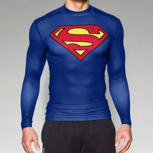 Superman / XL T-shirt Superman Compression – Manches Longues Sport