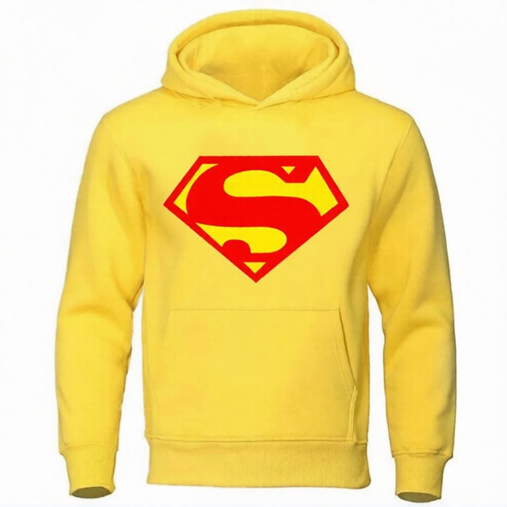 Sweat à Capuche Superman – Hoodie Logo Iconique