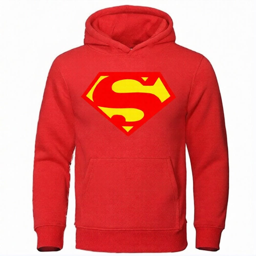 Sweat à Capuche Superman – Hoodie Logo Iconique