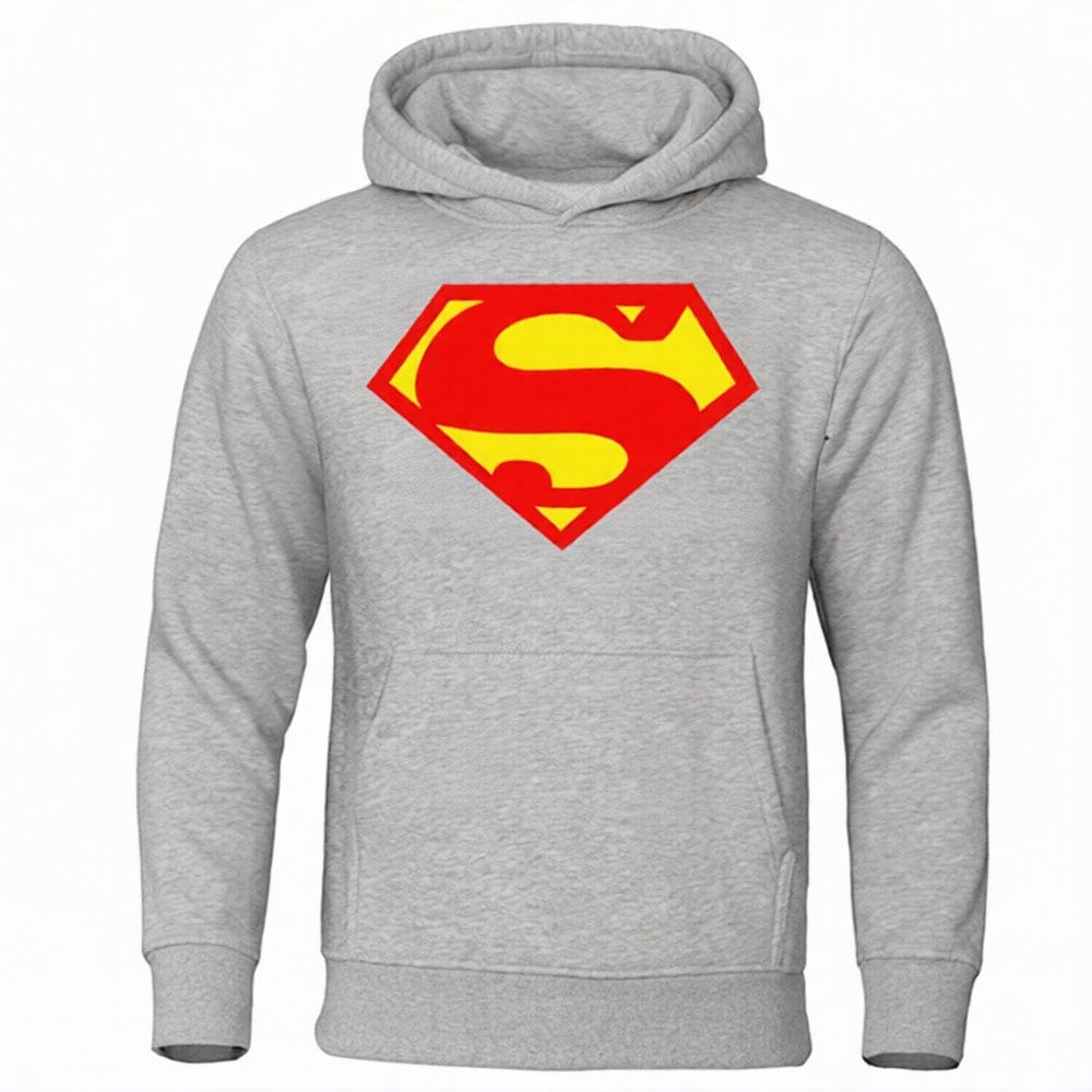 Sweat à Capuche Superman – Hoodie Logo Iconique