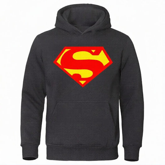Sweat à Capuche Superman – Hoodie Logo Iconique