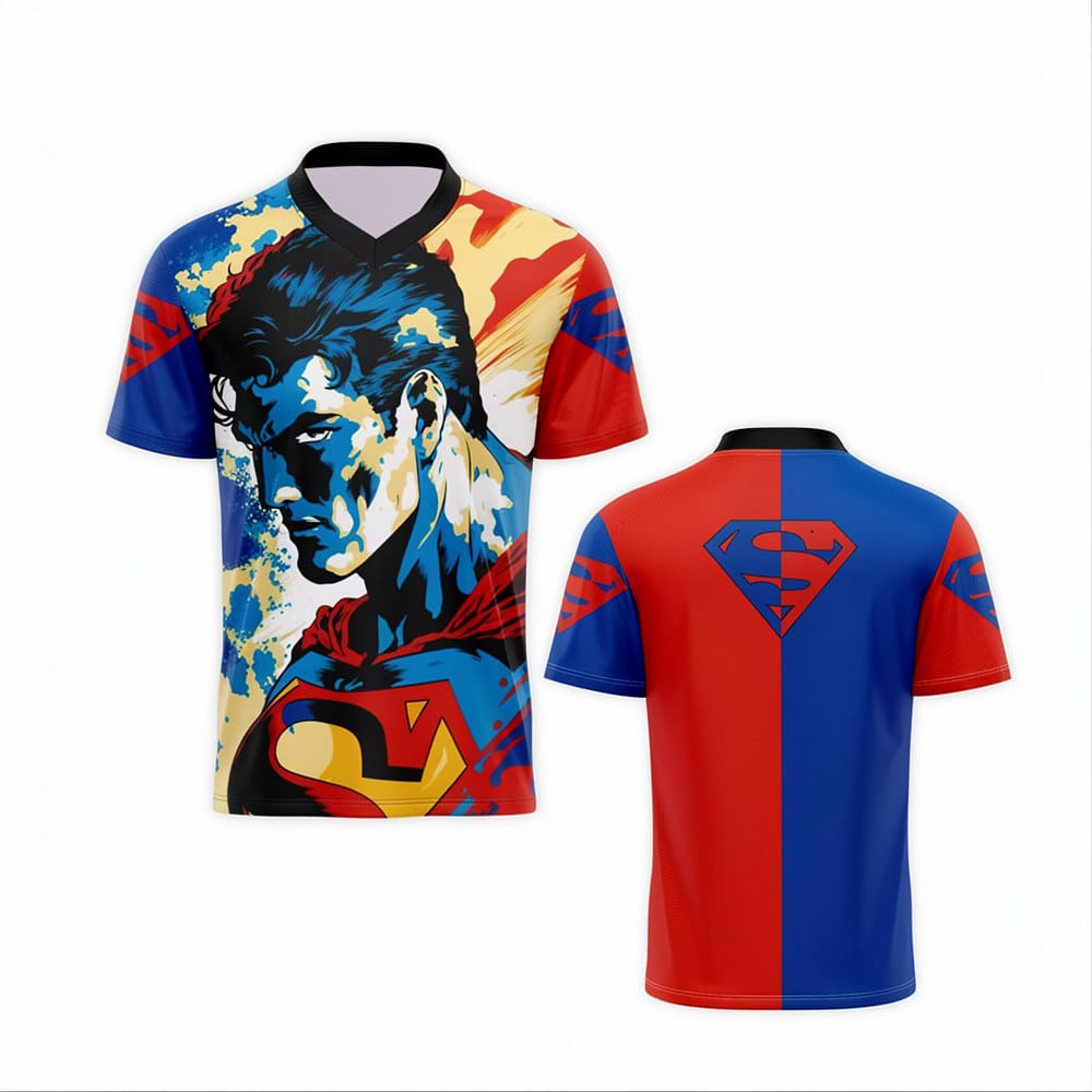 T-shirt Superman - Bleu/Rouge Iconique