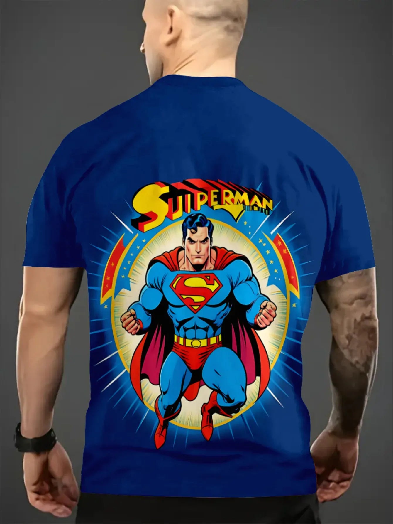 T-Shirt Superman Comics – Style Héros Classique