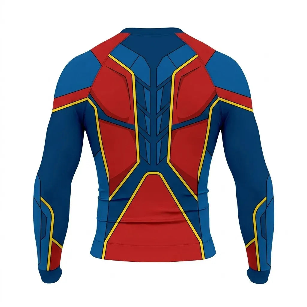 T-shirt Superman Compression - Homme Acier Iconique