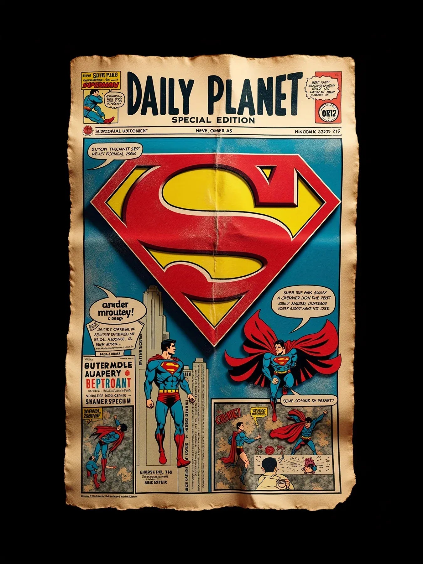 T-shirt Superman – Daily Planet Vintage DC Comics