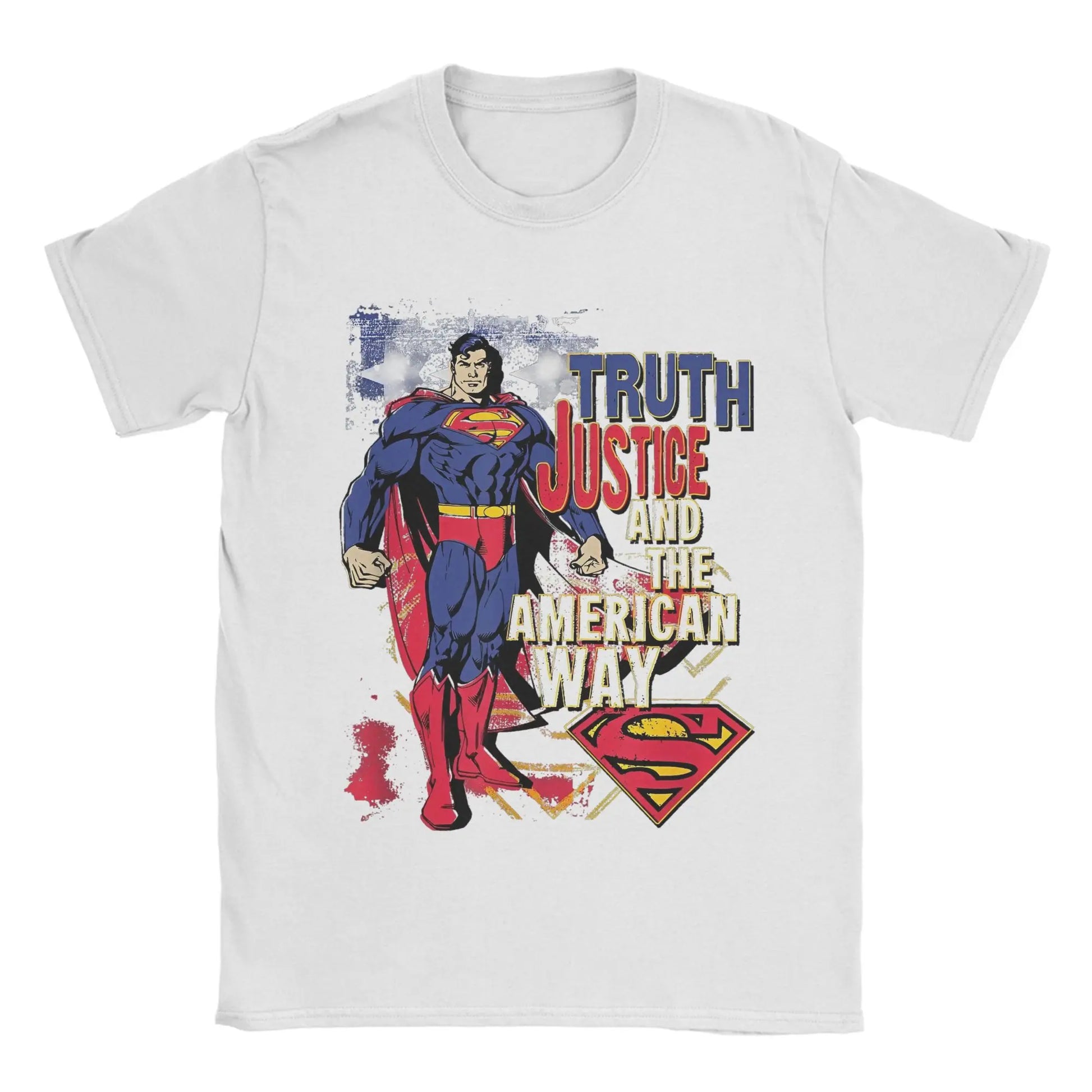 T-Shirt Superman - Flying Vintage Noir