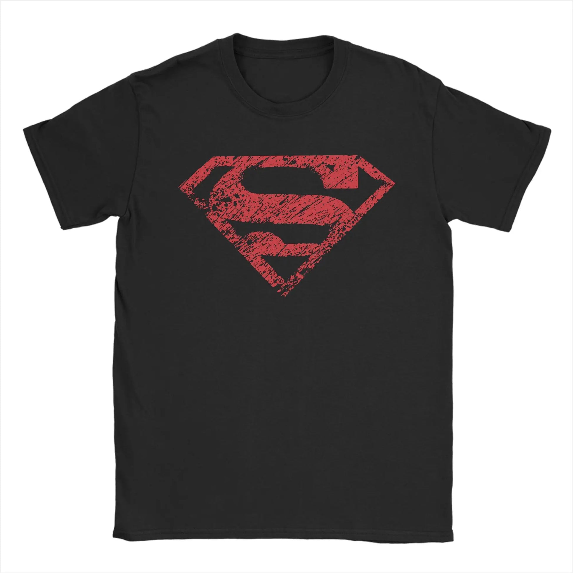 T-Shirt Superman - Flying Vintage Noir