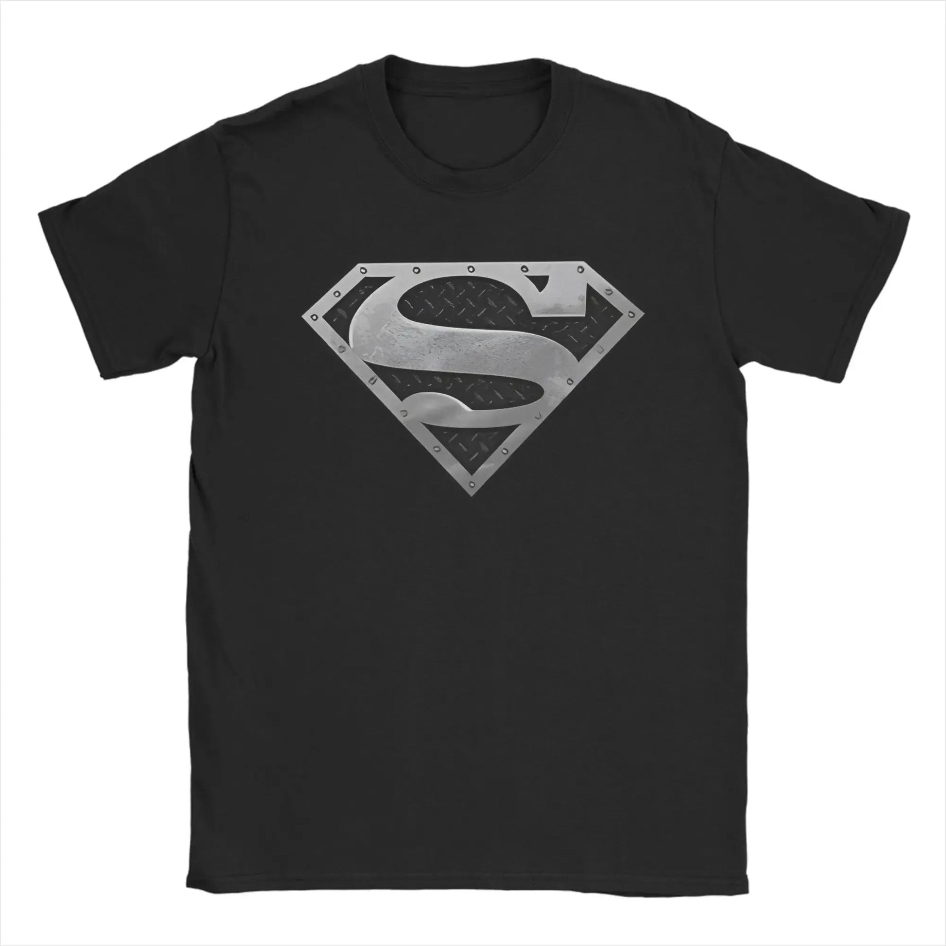 T-Shirt Superman - Flying Vintage Noir