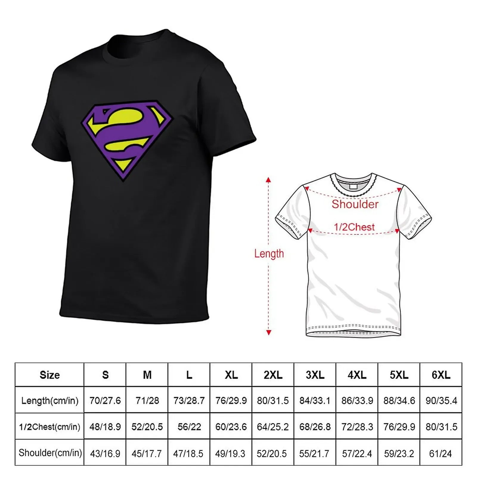 T-shirt Superman – Logo Bizarro Style DC Comics