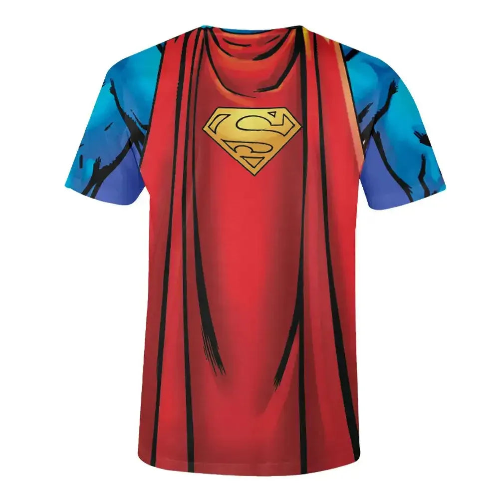 T-shirt Superman – Sport Superman Respirant Effet Costume