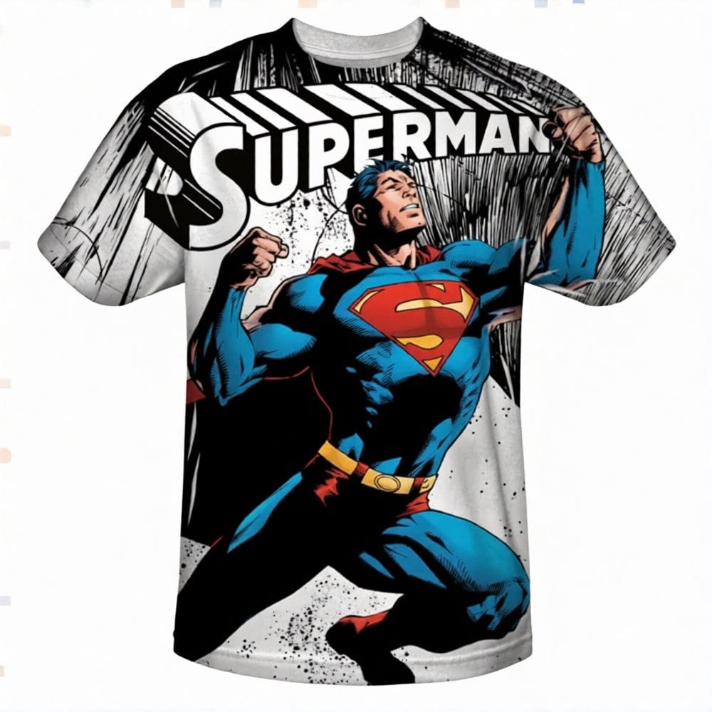 T-Shirt Superman – Vintage Comics Rétro