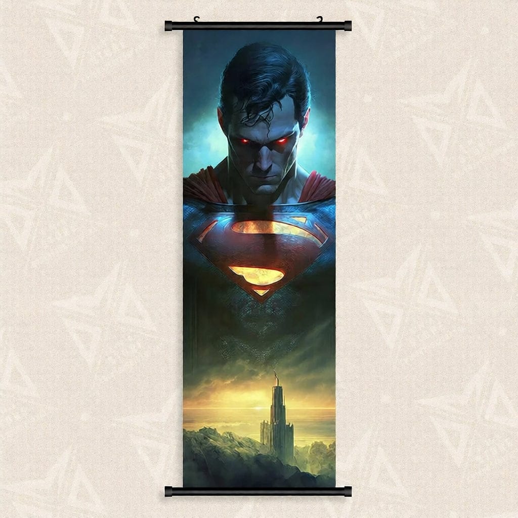 Toile Superman – Regard Héroïque & Horizon Urbain