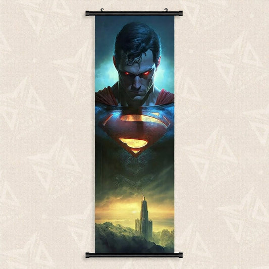 Toile Superman – Regard Héroïque & Horizon Urbain