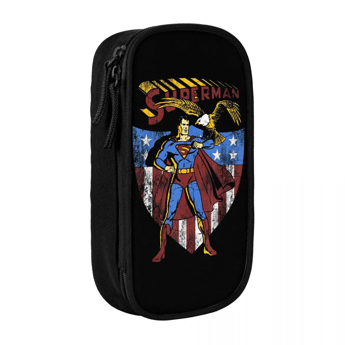 Unique Trousse Superman – Design Vintage Patriotique USA