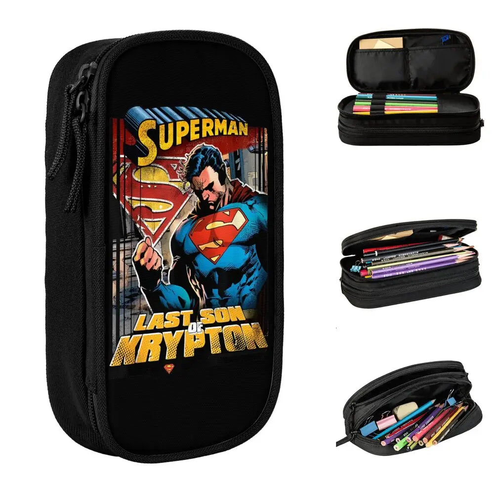Unique Trousse Superman – “Last Son of Krypton” Style Comics Héroïque