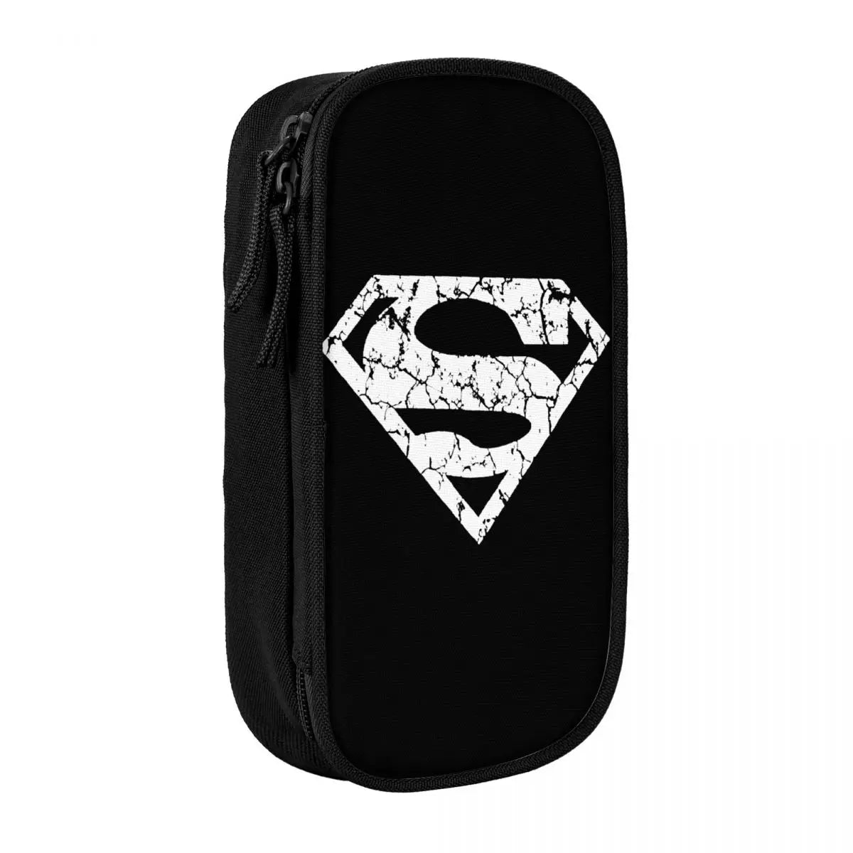 Unique Trousse Superman – Logo Blanc Effet Fissuré