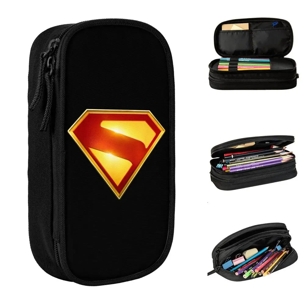 Unique Trousse Superman – Logo Classique Rouge & Jaune