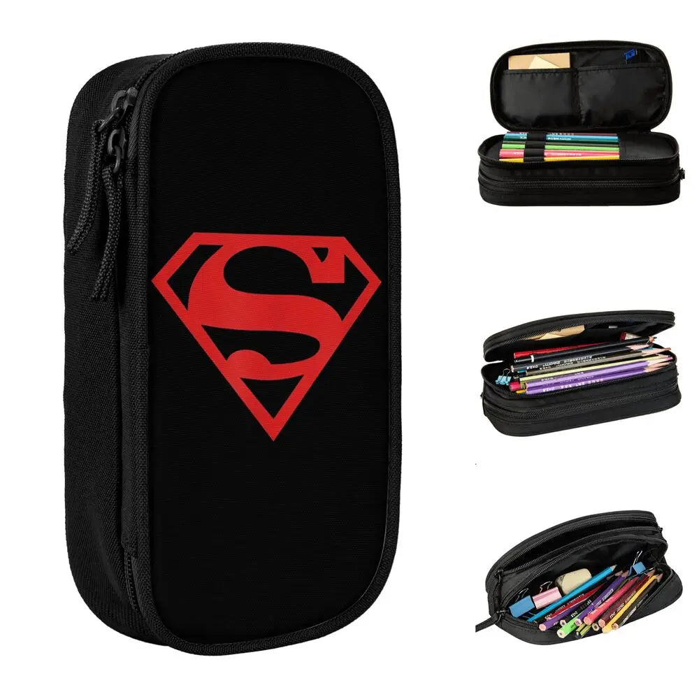 Unique Trousse Superman – Logo Rouge Iconique