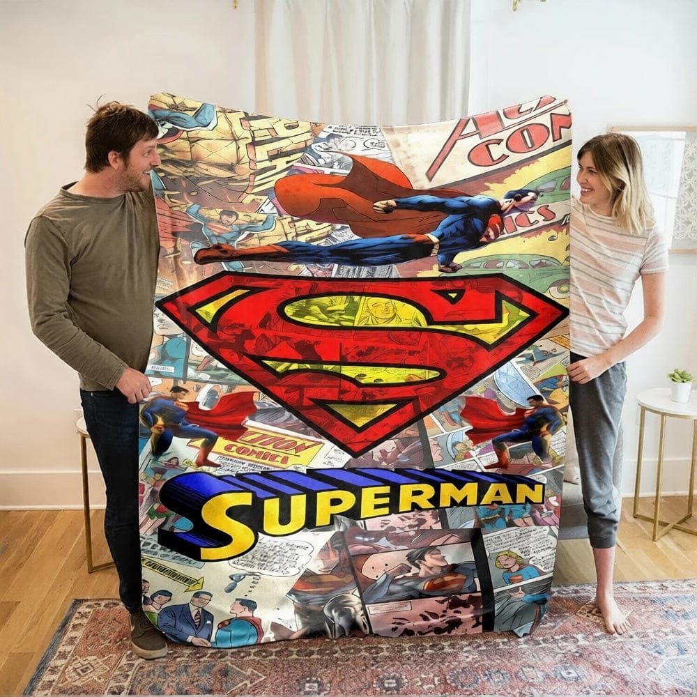 Vintage Comics / 75x90CM Plaid Superman – Vintage Comics