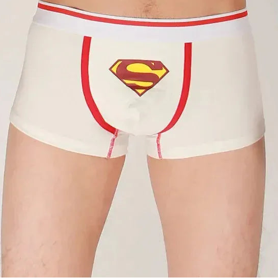 XL / Blanc Caleçon Superman DC Comics – Sous-vêtement Homme
