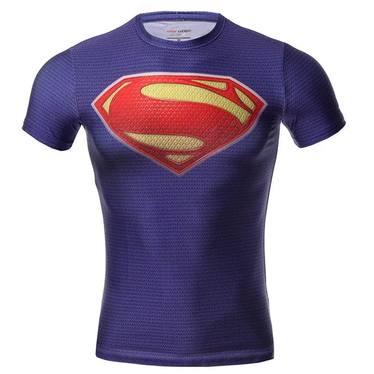 XL T-shirt Superman Compression – Manches Courtes DC